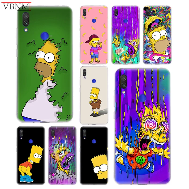 VBNM Homer J. Simpson Забавный популярный Мягкий силиконовый чехол из ТПУ для Xiaomi Redmi Note 4 5 6