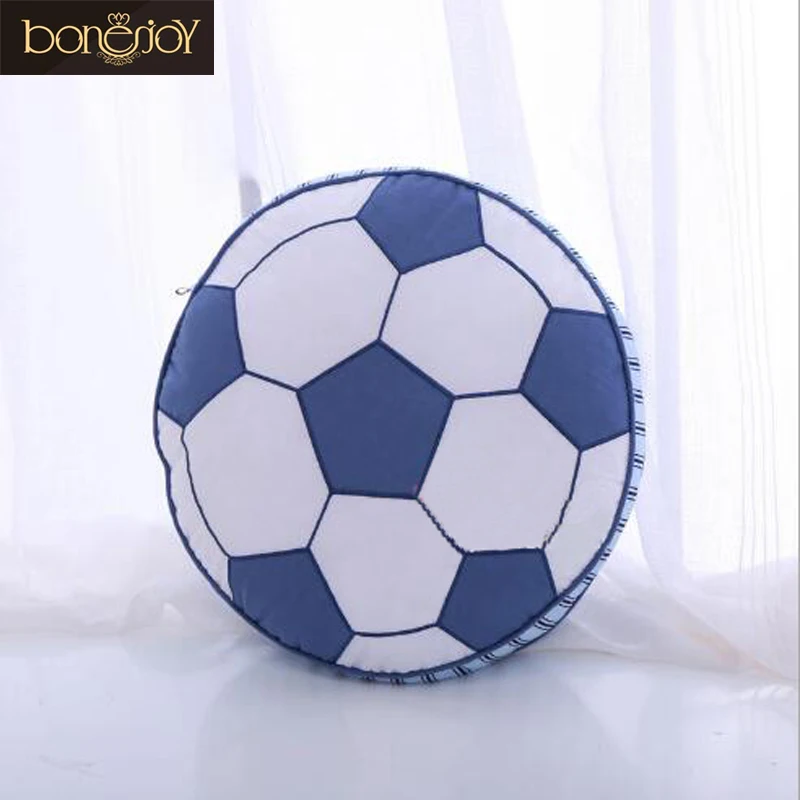 Bonenjoy Embroidered Football Seat Cushion Quilted Filling Back