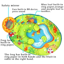 Игрушки для новорожденных развивающий коврик Детский мультфильм Infantil раннее образование игра одеяло игровые коврики с зеркалом музыкальный 0-18 месяцев ребенок