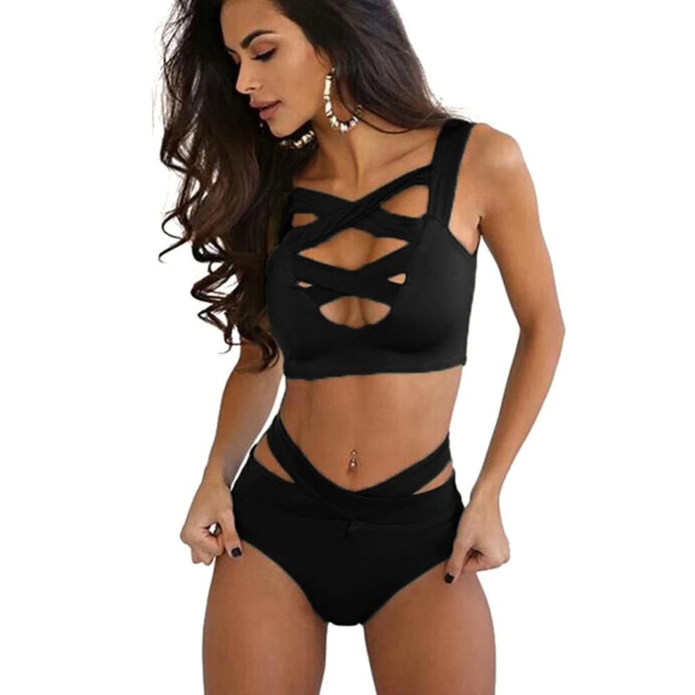 tankini with high waisted shorts