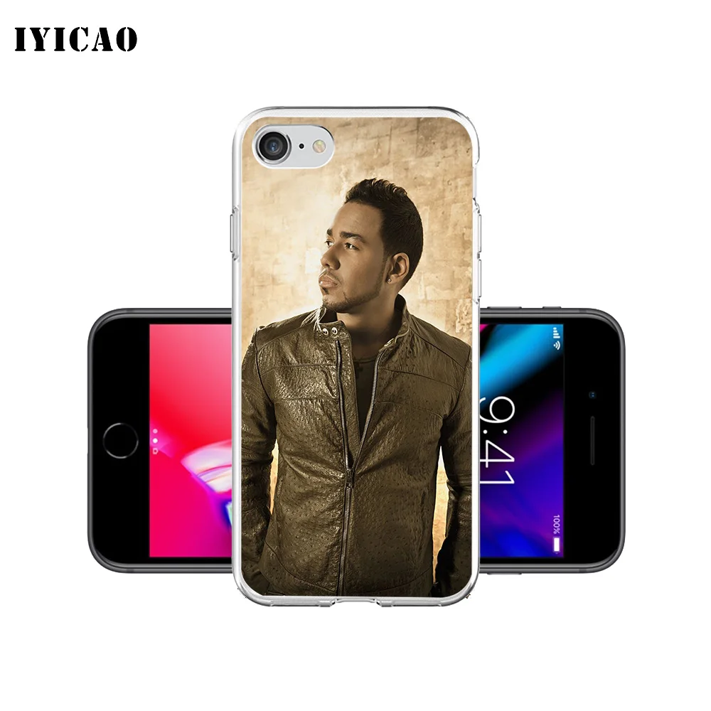 Мягкий силиконовый чехол для телефона IYICAO Latin singer Romeo Santos iPhone X XR XS MAX 6 6s 7 8 Plus 5 5S SE