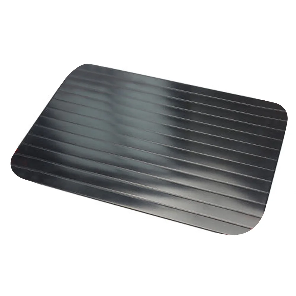 practical Aluminum Thawing Plate Fast Defrosting Tray Thaw Defrost Meat or Frozen Food Defrosting Tray