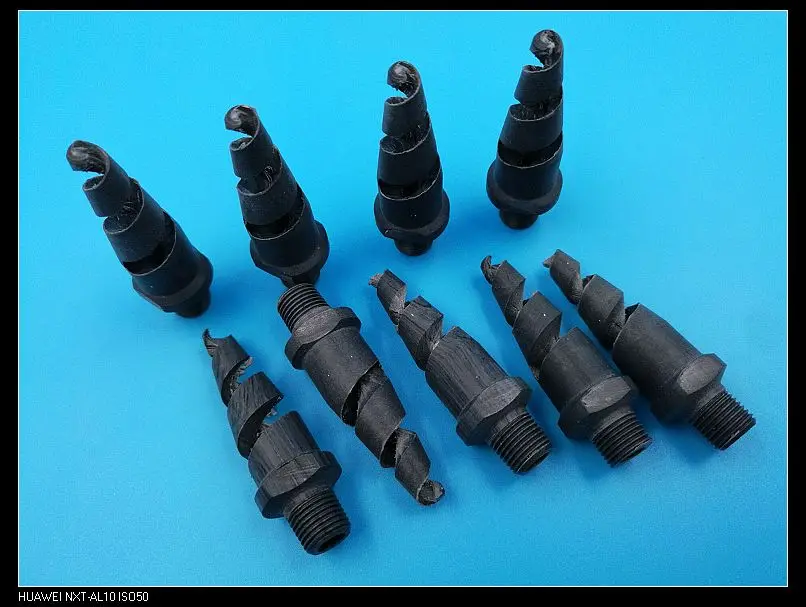 PVC Anti clogging Spiral hollow Cone Spray Jet Water Nozzlesin