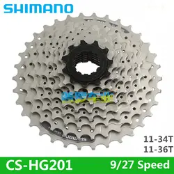 SHIMANO CS-HG201-9 MTB горный велосипед 27 s кассета 8 скоростей маховик 11-34/36 т велосипед запчасти 9 s/27 s маховик