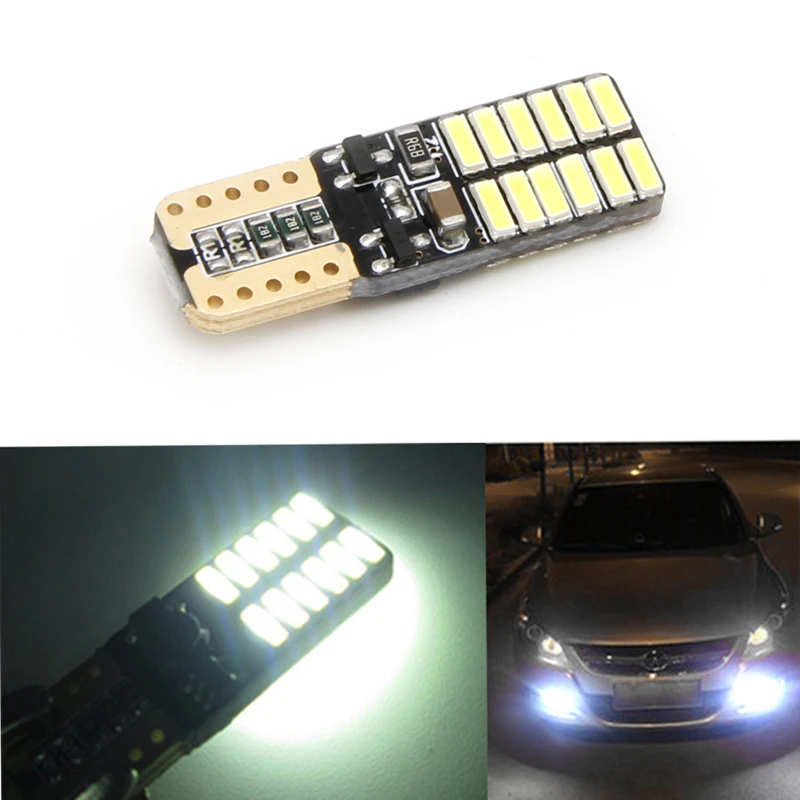 2021 новые полезные DC 12V T10 4014 SMD 24 светодиодный авто светильник лампочка источника
