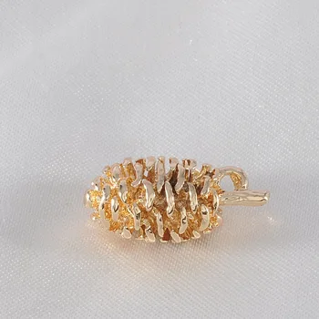 

20pcs gold 10*20 mm pinecone modelling copper pendants sell jewelry accessories wholesale clothing/necklace
