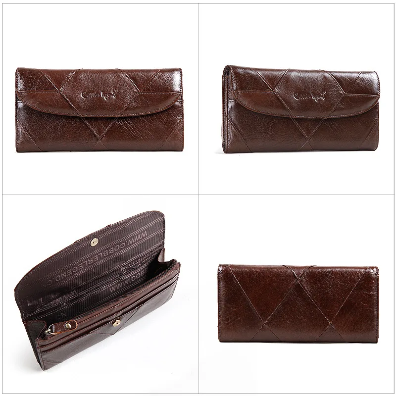 Cobbler Legend Diamonds Patchwork Genuine Leather Wallet Birthday Gift For Women Purse Clutch Bag Designers Brand Wallet Women Cobbler Legend Diamonds Patchwork Genuine Leather Wallet Birthday Gift For Women Purse Clutch Bag Designers Brand Wallet Women