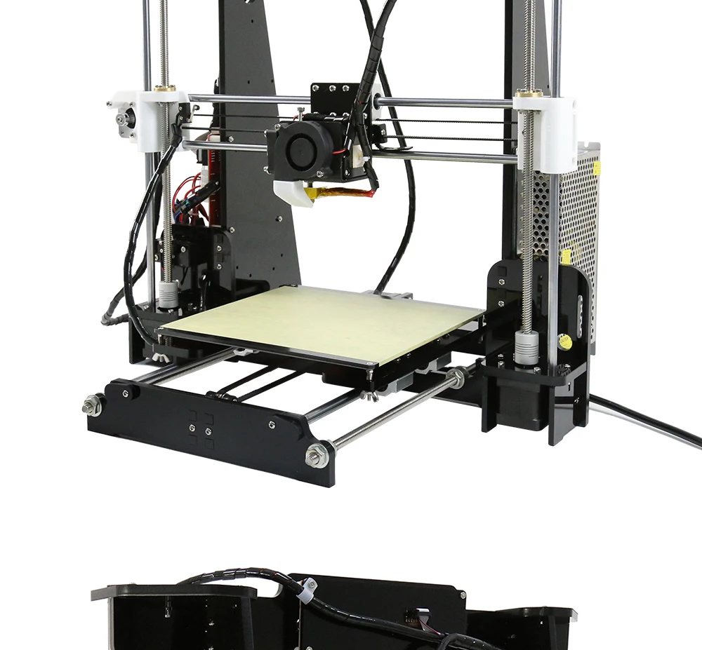 С фабрики Anet A8 3d принтер размер печати 220*220*240 мм офлайн печать DIY Kit Cura программное обеспечение TF карта/USB/онлайн разъемы