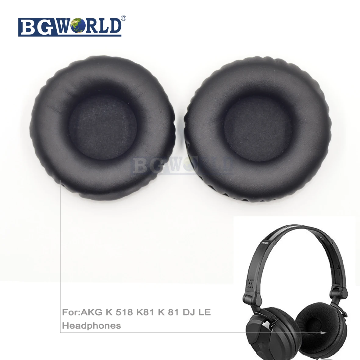 Bgworld Замена амбушюры пенопластовый чехол подушка накладка для AKG K518 K 518 K81 81 DJ LE