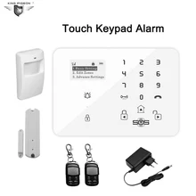 Беспроводная GSM 3g сигнализация для домашней системы безопасности сенсорная клавиатура защита от взлома с PIR датчиком движения детектор двери K9
