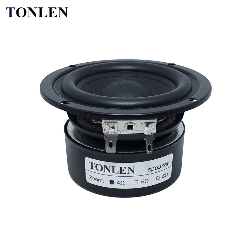 TONLEN 1PCS 3 inch Woofer Subwoofer Speaker 4 ohm 8 ohm 25 W Bass HIFI Wireless Bluetooth Music Speakers Soundbar TONLEN 1PCS 3 inch Woofer Subwoofer Speaker 4 ohm 8 ohm 25 W Bass HIFI Wireless Bluetooth Music Speakers Soundbar