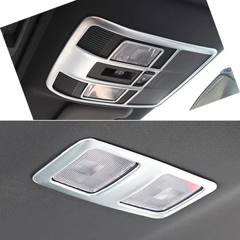

ABS matte Accessories Interior Car Aut Front & Rear Reading Light Lamp Cover Trim 2pcs for Mazda CX-9 CX9 2016 2017 2018