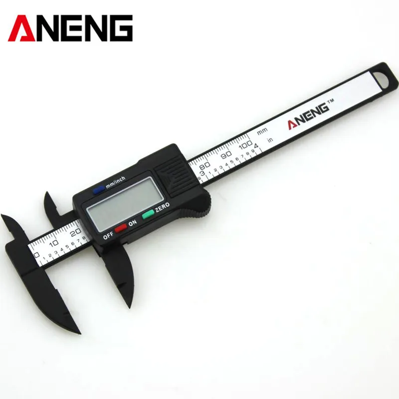 LCD Electronic Digital Vernier Caliper Gauge Measure Stone Bead Gem Jewelry Tool