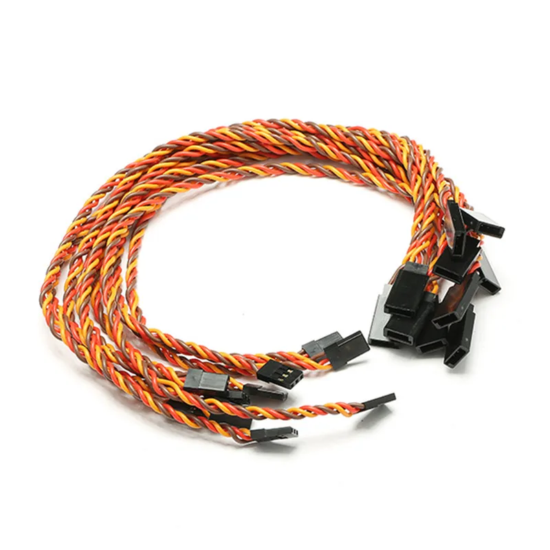 Горячая продажа 10 шт 15/30/45/60 см 22AWG 60 ядро JR анти помех серво удлинитель для RC