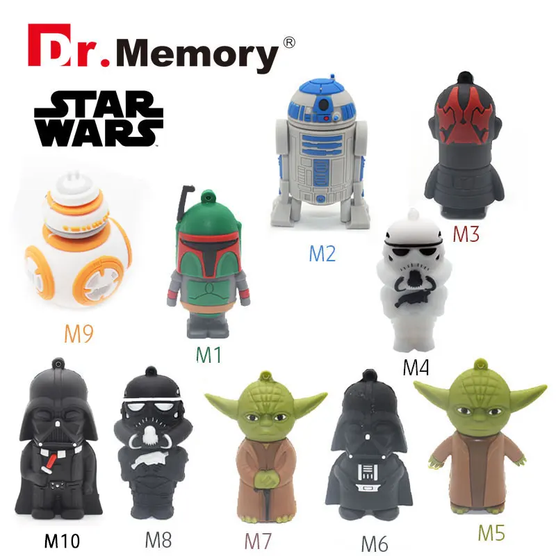 Usb флеш-накопитель Star wars R2D2 32 ГБ 16 флешка 8 usb 2 0 карта u Диск высокоскоростной