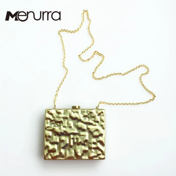 

2017 new brand fashion women messenger bags elegant light gold high-grade Evening Bag dress prom Clutch lady party hard handbag