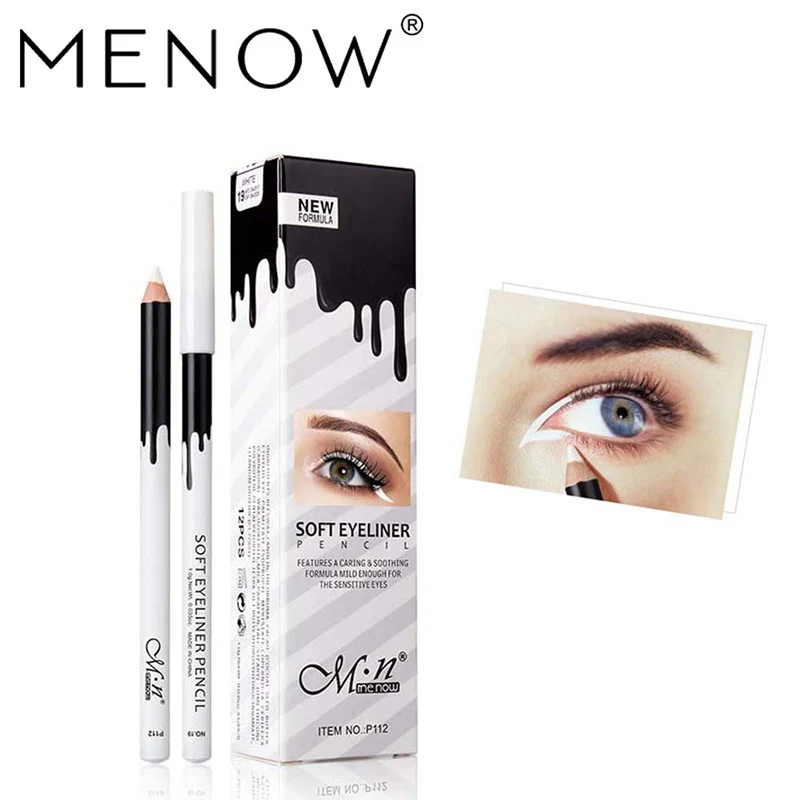 Buy 12 Pcs White Highlighter Eyeliner Pencils