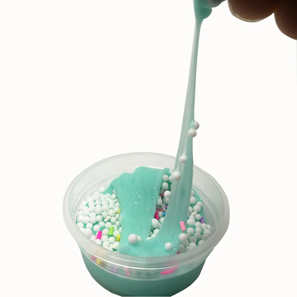 Slime Putty Stress Relief Magic MultiColor Rainbow Fluffy Crunchy Foam