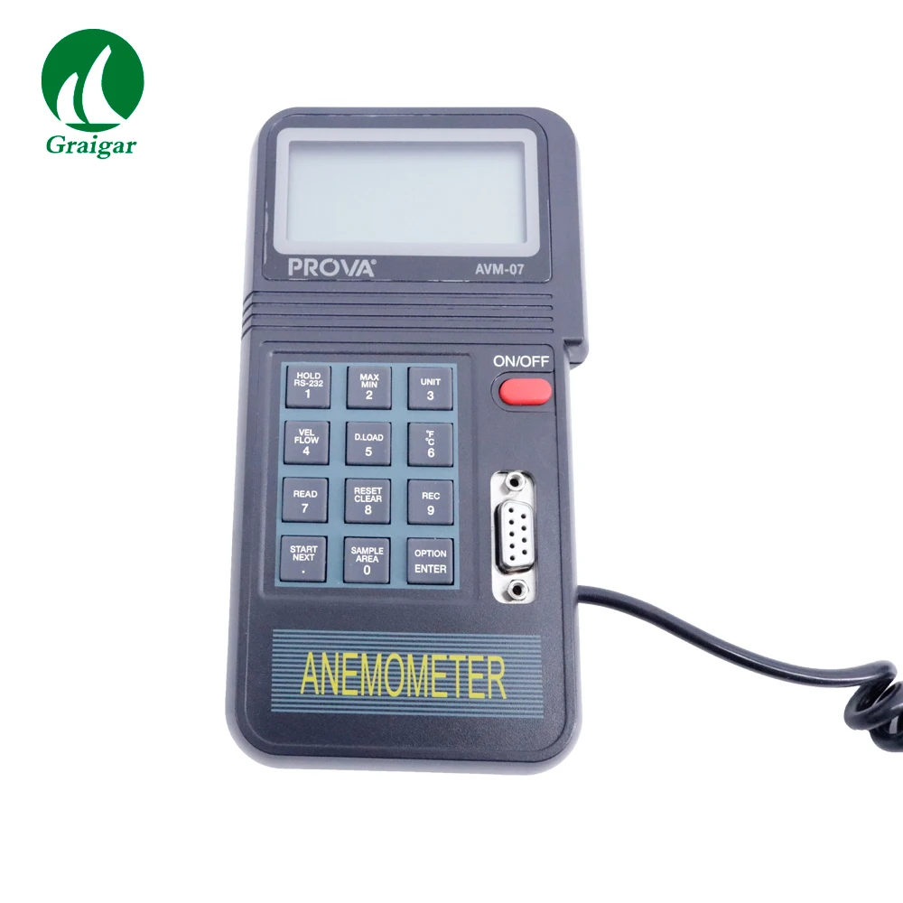 TES AVM-07 цифровой анемометр Анемометр диапазон (CMM): 0,01 ~ 9999X100
