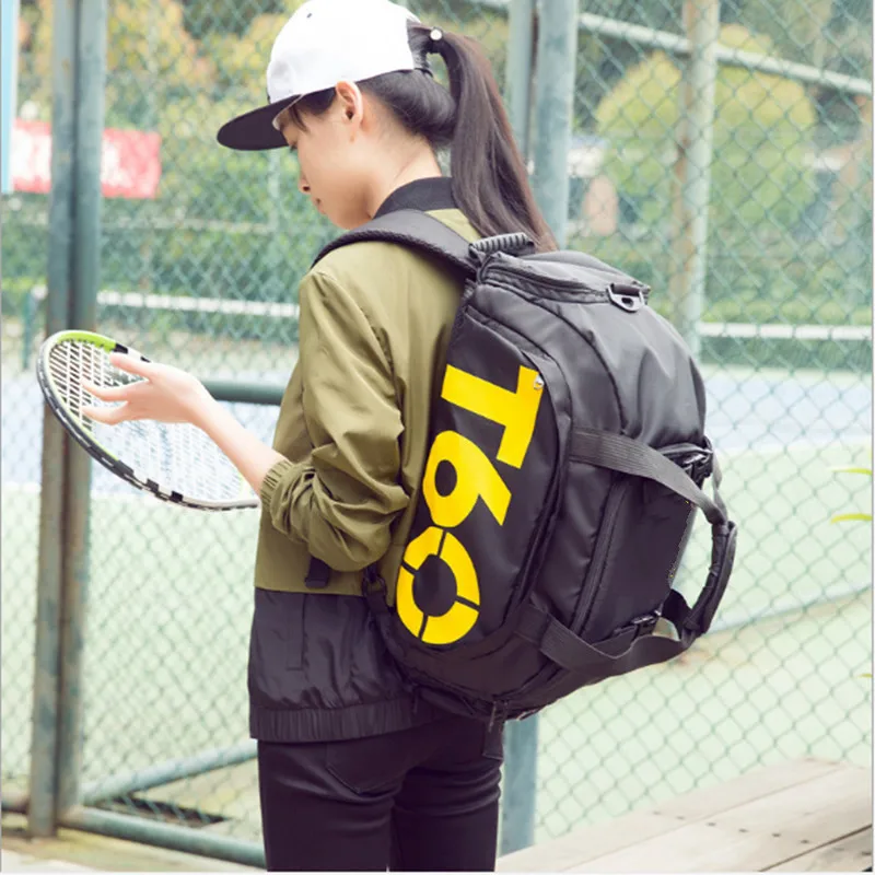 New Men Sport Gym Bag Lady Women Fitness Travel Handbag Outdoor Backpack with Separate Space For Shoes sac de sport