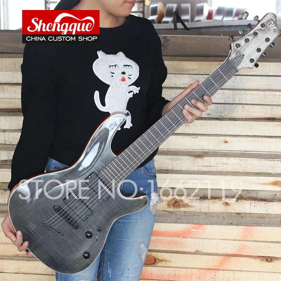 

SHENGQUE 2018 custom Top quality Mayones guitar7 string electric guitars musical instrument shop