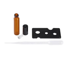 10 шт 10 мл бутылки для эфирного масла пустой Янтарный стеклянный флакон-капельница рулонные бутылки роликовый шар Эфирное масло банка открывашка для бутылок