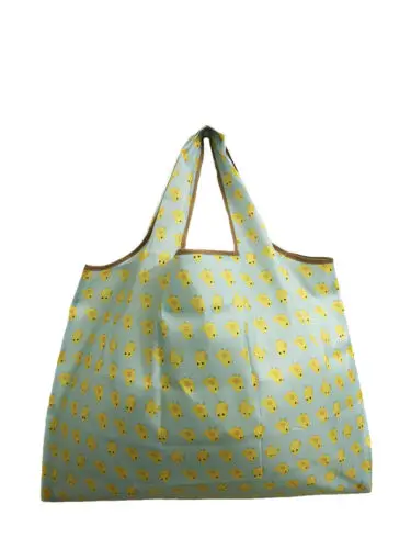 Волшебный стиль, нейлоновая большая сумка, эко многоразовая полиэфирная переносная сумка на плечо, мультяшная зеленая складная сумка для покупок, складная сумка - Цвет: 1