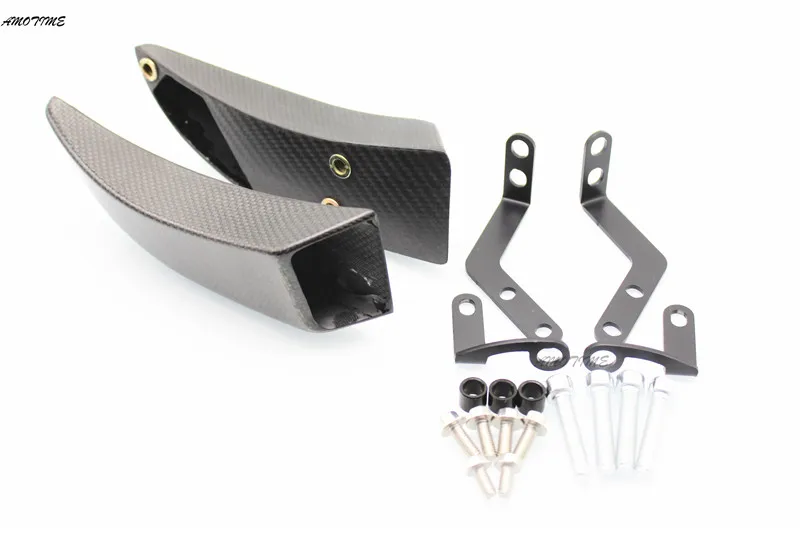 

For BMW S1000RR RSV4 Ducati Panigale Carbon Fiber Racing Front Brake Ducts Cooling System For Honda Kawasaki Suzuki Yamaha R1