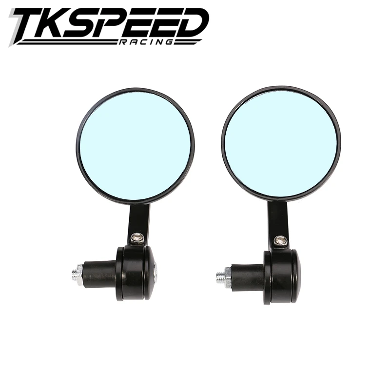 3" ROUND 7/8" HANDLE BAR END MIRRORS FOR CUSTOM CHOPPER CAFE RACER