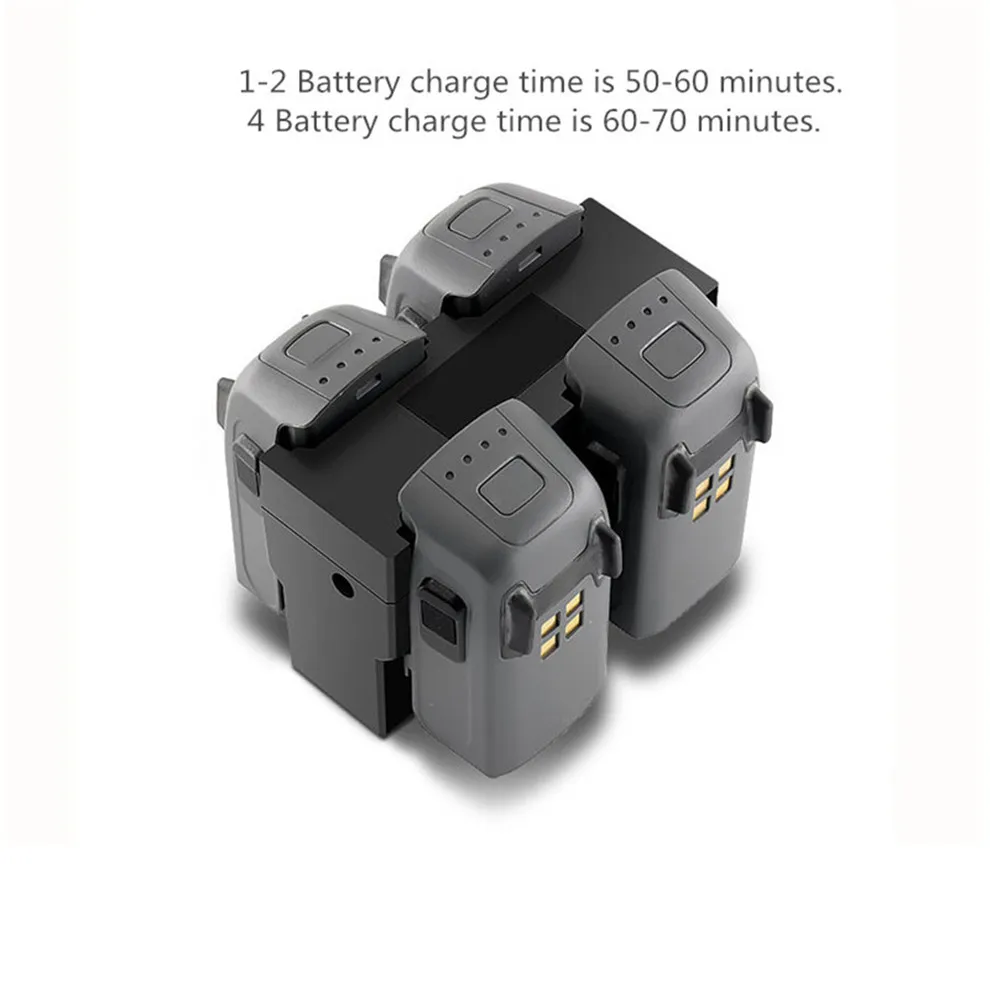 4in1 Battery Charger Hub RC Intelligent Quick Display Charging For DJI SPARK -5
