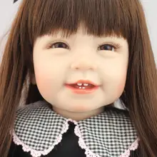 Силиконовые игрушки reborn baby doll для девочек, реалистичные 55 см игрушки reborn babies play house подарок на день рождения для девочки brinquedos boneca