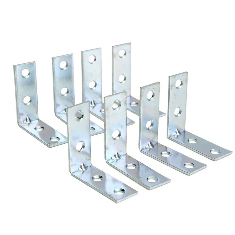 

MTGATHER 8Pcs 40mm L Shaped 90 Degree Right Angle Corner Bracket Support Fixing Repair Furniture Hardware Brackets Zinc Plated