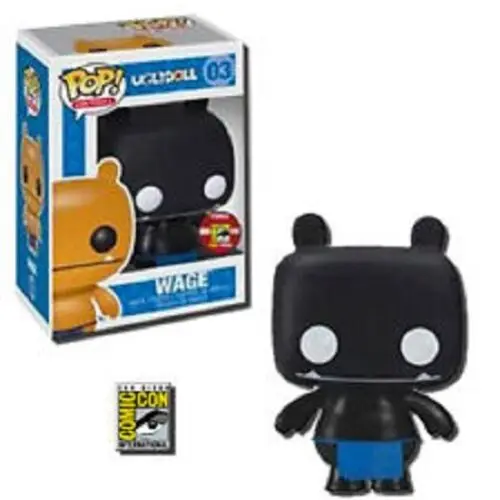 2012 SDCC эксклюзивный официальный Funko pop UGLYDOLL WAGE (черный) Виниловая фигурка