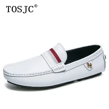 TOSJC Summer Men Casual Loafers Genuine Leather Shoe Man Luxury Slip On Flats Driving Shoes Male Soft Moccasin Gommino Boat Shoe TOSJC Summer Men Casual Loafers Genuine Leather Shoe Man Luxury Slip On Flats Driving Shoes Male Soft Moccasin Gommino Boat Shoe