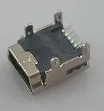 

200pcs MINI USB 5Pin B Type SMT LCP mateial with Cu case