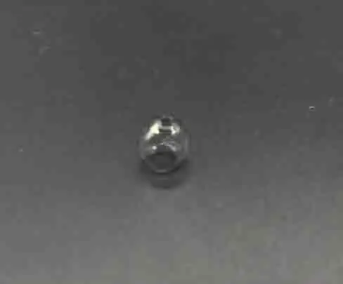 6 мм мини лампочка Стекло шар пузырь круглый шар с двойным отверстием Стекло orb флакон кулон Стекло бутылки ожерелье аксессуары 10 шт