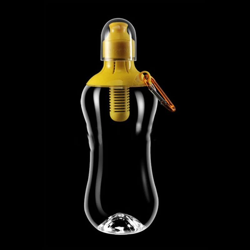 550 Ml Date Filtre à Charbon Actif Bouteille Deau Avec Carry Bouteille Deau Potable Pour Sport Escalade Dans Bouteilles Deau De Maison Jardin Sur