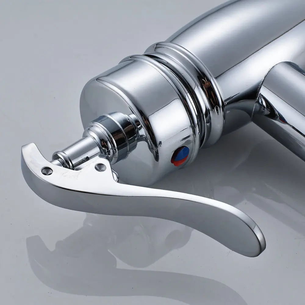 Chrome Finish Waterfall Spout Basin Faucet Single Handle Hole Bathroom Vanity Sink Faucet Basin Mixer Tap Chrome Finish Waterfall Spout Basin Faucet Single Handle Hole Bathroom Vanity Sink Faucet Basin Mixer Tap