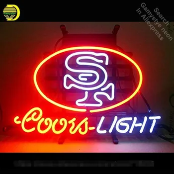 

Neon Sign for CL Beer 49 ers Team Coors Light club neon bulb Sign Beer Bar Pub Neon light Sign glass Tube Iconic Advertise Light