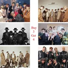 Ateez музыкальная группа плакаты настенные принты глянцевая бумага украшения спальни дома искусство бренд