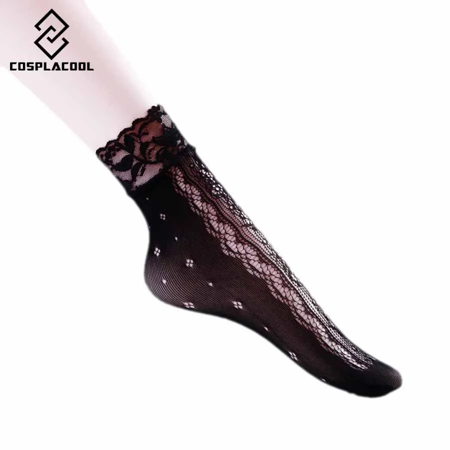[Cospacool] Новые модные сексуальные ажурные носки для женщин/девушек Sox Meias женские
