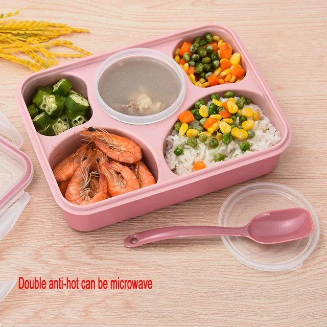 Korean Lunch Box Microwave Tableware Bento Food Container Health