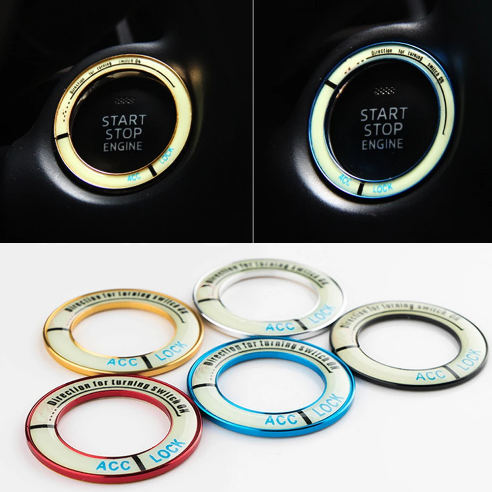Car key ring auto switch decorative ring Car Ignition Switch Decorative