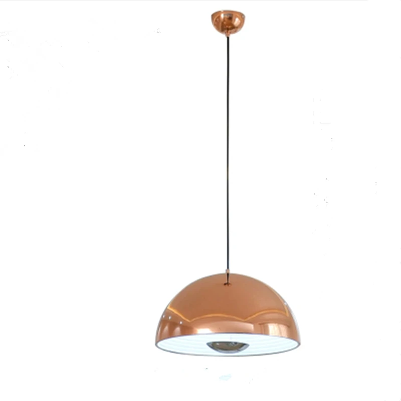 Nordic Rose Gold Висячие огни Ресторан Спальня Бар E27 Подвеска Свет Оригинальность