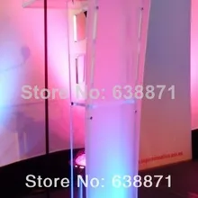 Прозрачный квадратный стабильный люцитовый/акриловый лектор для мультимедийного обучения