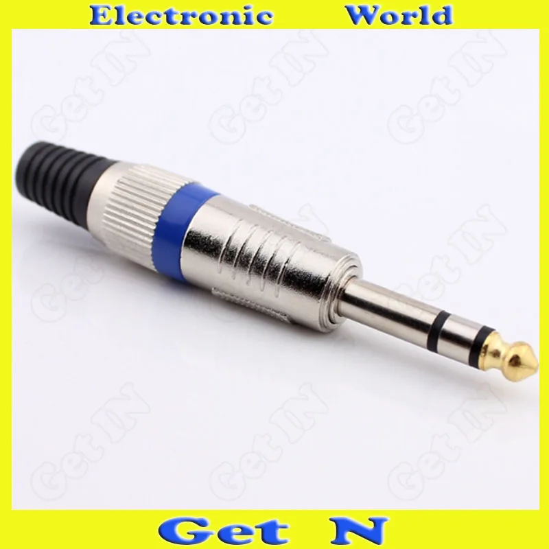 

20pcs 3-Pole/Pin 6.35mm Weld-On Male Connector Plug for Microphone Audio Console Mixer 6.5 TRS Stereo Audio Plug