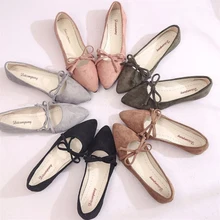 Женские мокасины с бантиком; 5 цветов; обувь без застежки на плоской подошве; женская обувь на толстой подошве; Милые Эспадрильи с бантиком; mujer; Новинка года