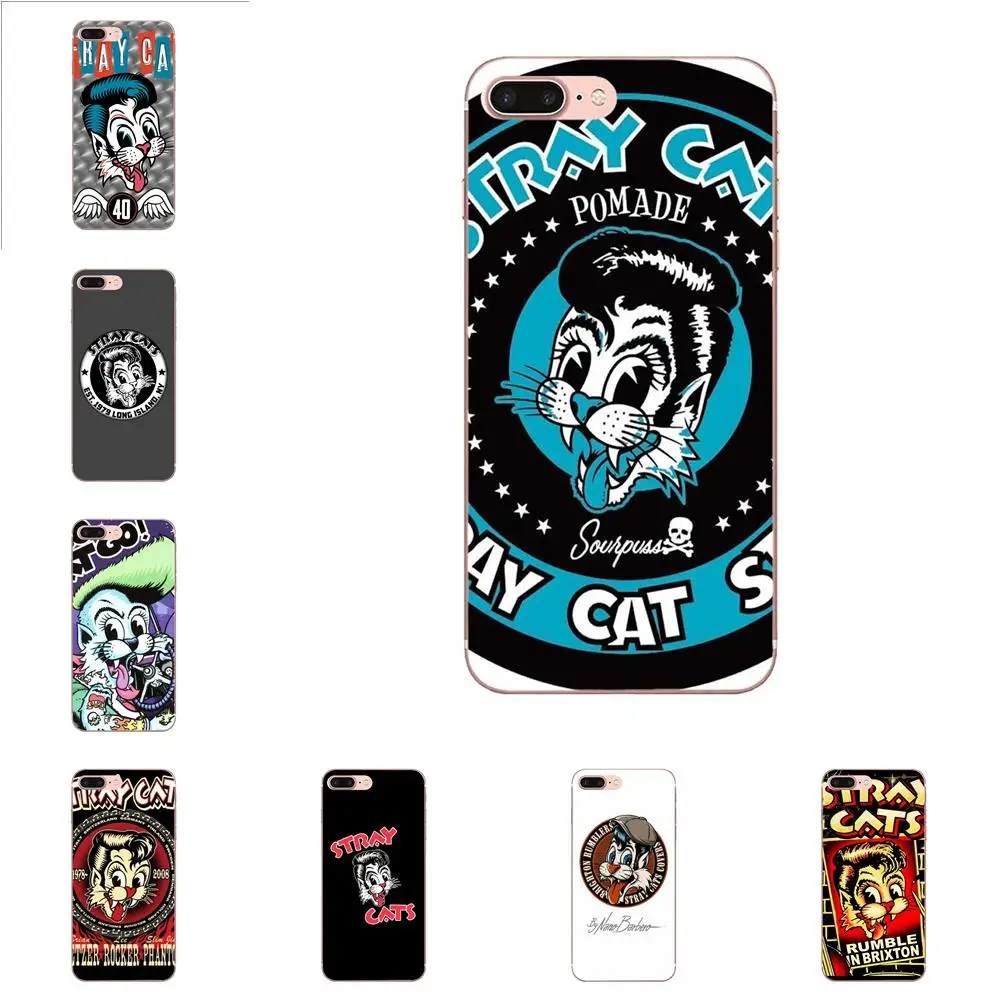 

Soft Print Phone For Xiaomi Mi3 Mi4 Mi4C Mi4i Mi5 Mi 5S 5X 6 6X A1 Max Mix 2 Note 3 4 Stray Cats Rockabilly