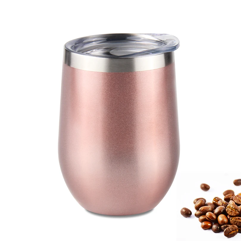 

Sivaphe Vacuum Insulated Fashion Coffee Cup Mug Stainless Steel Travel Stemless Camping Cup Double Walled Beer Milk Wine Tumbler