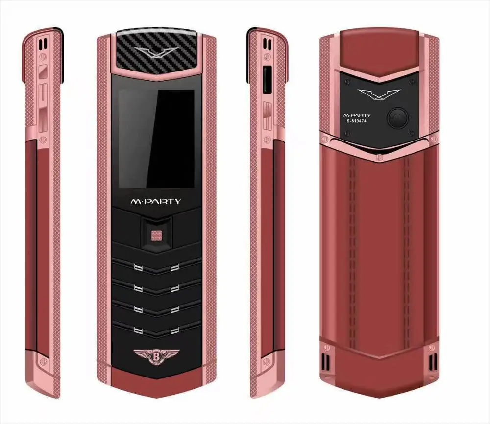 MPARTY LT2 Роскошный Металлический кожаный корпус Оригинальный китайский GSM телефон